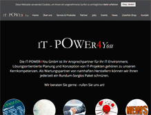 Tablet Screenshot of it-power4you.de